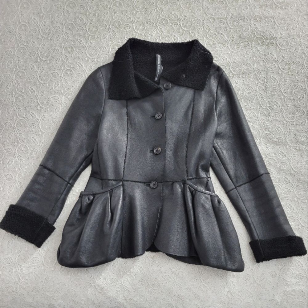 RUNDHOLZ Shearling Jacket Black S